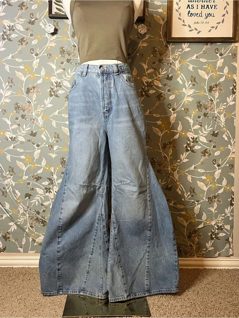 We the Free Eden Slouchy Wide Leg Size 28 - Picture 7 of 16